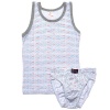 Kid U Not Toddler and Boys Brief and Tank Set Im a Little Man Print (3/4)