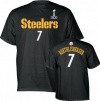 Pittburgh Steelers Ben Roethlisberger #7 NFL Mens Short Sleeve T-Shirt, Black