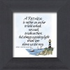 Father Saying Frame Black 3.5x3.5 Gift Inspirational with Built in Easel