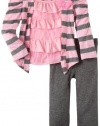 Young Hearts Girls 2-6x 2 Pieced Knit Shirt And Pant