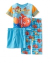 AME Boy's Finding Nemo 3-piece Sleepwear Set, Multi, 4t