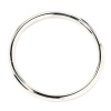 CleverEve Designer Series Round Sterling Silver Bangle Bracelet - Hinged w/ Clasp 5 x 60mm