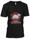 Guess My Age And Win A Big Fat Lip Rough Fist Fighting ny Men's V-Neck T-shirt