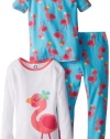 Gerber Girls 2-6X 3 Piece Pajama