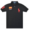 Polo Ralph Lauren Men Custom Fit Mesh Polo T-shirt- SPAIN