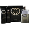 GUCCI GUILTY POUR HOMME by Gucci Cologne Gift Set for Men (EDT SPRAY 3 OZ & AFTERSHAVE BALM 1.6 OZ &