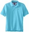 Tommy Hilfiger Boys 8-20 Ivy Spring Polo Shirt, Blizzard Blue, Medium
