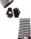 Berkshire Girls 7-16 Hello Kitty 3-Piece-Scarf with Hat and Glove Set, Multi, One Size
