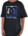 DC Shoes Boys' (8-20) Cross Stars Graphic T-Shirt-Black-Youth Large