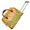 Amy Butler by Kalencom Wanderlust Collection Graceful Traveler 22 in. Wheeled Carry On Luggage - Fuchsia Tree Tomato