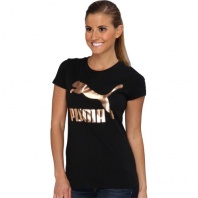 PUMA Women's Metal Logo T-Shirt