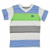 Ecko Unltd Boys Pin Stripe Printed T-Shirt (7, Lizard Green)
