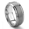 9MM Tungsten Carbide Men's Wedding Band Ring in Comfort Fit and Matte Finish Sz 11.0