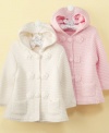First Impressions Baby Jacket Baby Girls Sweater (0-3 Months, Pink)