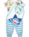 Baby / Infant Boys 3 Piece Star Sock Monkey Outfit by Baby Starters - Blue - 3-6 Mths / 12-16 Lbs