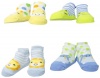 Cutie Pie Baby-Boys 4Pk Sock Set-Animal Print Assorted, Multi, 0-12 Months