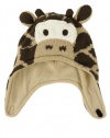 First Impressions Baby Boys Hat Giraffe Face (12-24 Months, Pumpernickle)