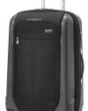 Ricardo Beverly Hills Luggage Crystal City 24 Inch Expandable Spinner Upright Suitcase, Black, Large