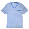 Perry Ellis Men's Short Sleeve Space Dye V-neck T-Shirt
