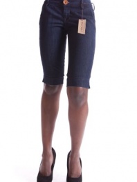 J Brand Women 'J GIRL' Low Rise Trouser Bermuda Stretch Shorts 71412 IND - Medium
