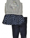Calvin Klein Little Girls Tunic Pant Set (2T)