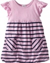 Splendid Littles Baby-girls Newborn Miami Stripe Dress, Pink, 6-12 Months