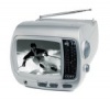 Coby CX-TV6 5 Portable Black & White TV with AM/FM Radio