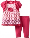 Young Hearts Baby-girls Infant 2 Pieces Knit Pullover And Pant