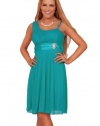 Strapped Junior Empire Waist Knee High Homecoming Bridesmaid Prom Formal Dress