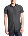 Kenneth Cole New York Men's Double-Pocket Chambray Shirt