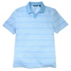 Perry Ellis Men's Short Sleeve Iridescent Stripe Polo Shirt