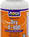 Now Foods Dry E-400, Veg-Capsules, 100-Count