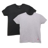 Polo Ralph Lauren Boys Classic Cotton Crew T-Shirt - 2-Pack (RK01) L/Grey/Black