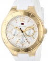 Tommy Hilfiger Women's 1781329 Sport Luxury Multi-Eye Gold-Plated Bezel Watch