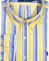 Polo Ralph Lauren Men's Custom-Fit Long-Sleeve Striped Oxford Sport Shirt