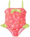 Pink Platinum Baby-Girls Infant Strawberry One Piece Swimsuit
