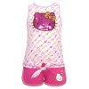 Hello Kitty White Pink Orange Sequin Tank Top Shorts Outfit Girls 2T-4T