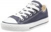 CONVERSE YOUTH CHUCK TAYLOR ALL STAR OX LO TOP, NAVY BLUE, 3J237, SIZE 2