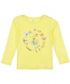 Carter's Little Girls' Toddler Forest Pixie L/S T-Shirt - yellow, 2t