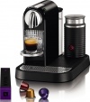 Nespresso D121-US4-BK-NE1 Espresso Maker with Aeroccino Milk Frother, Black