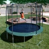 Skywalker Trampolines 12-Feet Round Trampoline and Enclosure with Spring Pad