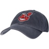 MLB Cleveland Indians Men's Clean Up Cap, One-Size, Navy