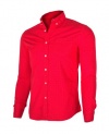 G Zap Men's Long Sleeve Button-Down Dotted Cotton Shirt Top