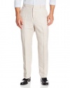 Perry Ellis Men's Big-Tall Suit Pant, Natural Linen, 36x36