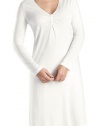 Hanro Women's Ellen Long Sleeve Gown