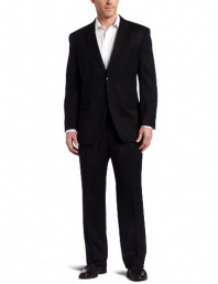Jones New York Men's Rubin 2 Button Side Vent Suit with Single Pleated Pant
