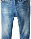 Seven for All Mankind Baby-Girls Infant Skinny Dutb, Dutch Blue, 24 Months