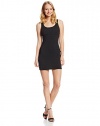 Sequin Hearts by My Michelle Juniors Sleeveless Ottoman Dress with Criss Cross Cut-Out Back Exposed Zipper, Black, 3