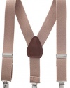 Solid Color Kids Elastic Adjustable Suspenders - Tan (22)