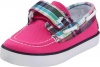 Polo by Ralph Lauren Sander EZ Sneaker (Toddler/Little Kid),Hot Pink/Pink Plaid Canvas,8.5 M US Toddler